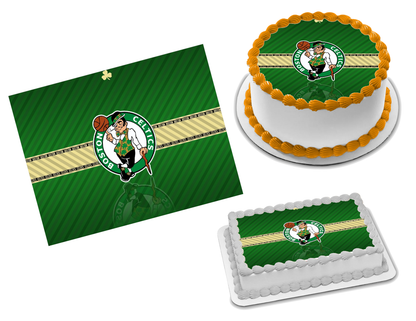 Boston Celtics Edible Image Frosting Sheet #25 Topper (70+ sizes)