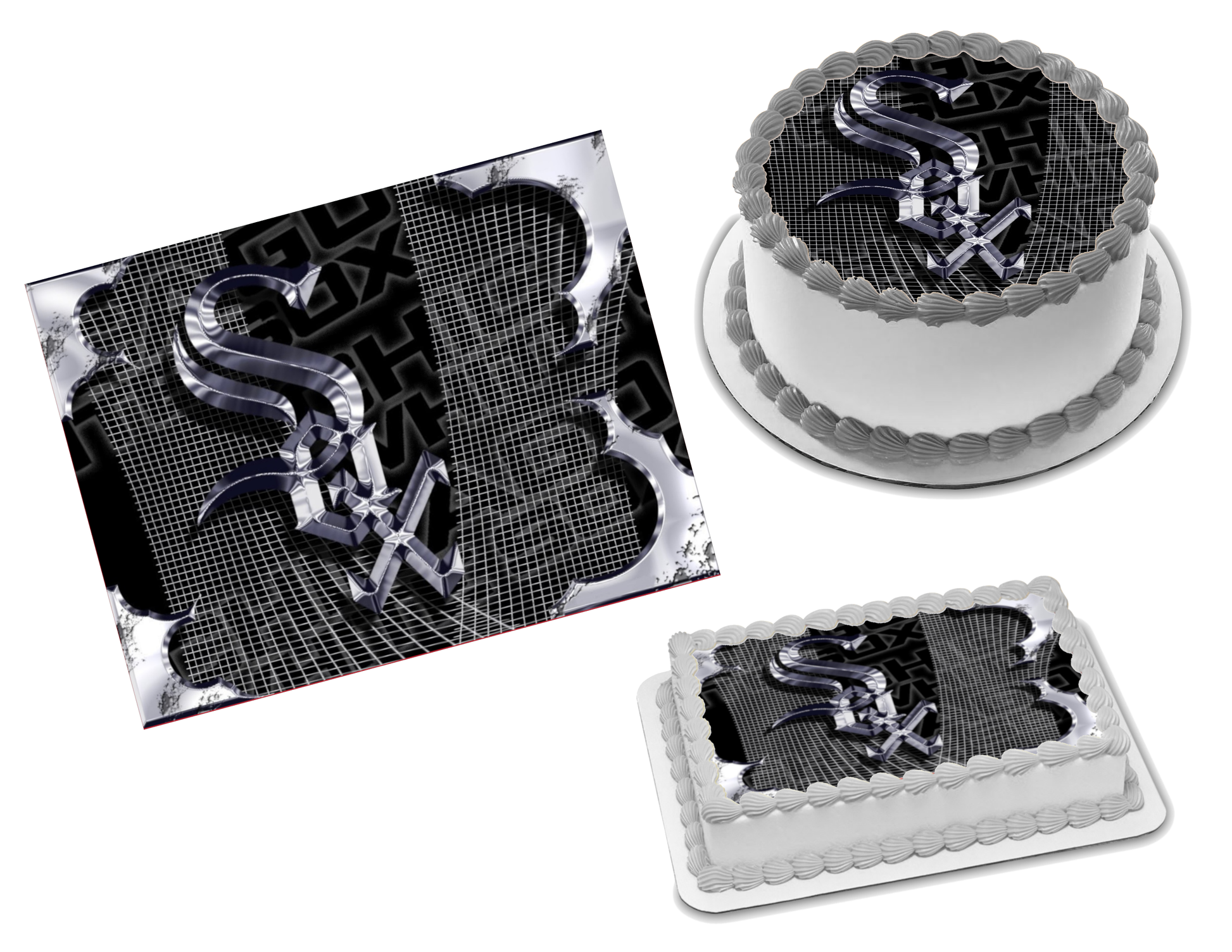 Chicago White Sox Edible Image Frosting Sheet #25 Topper (70+ sizes)