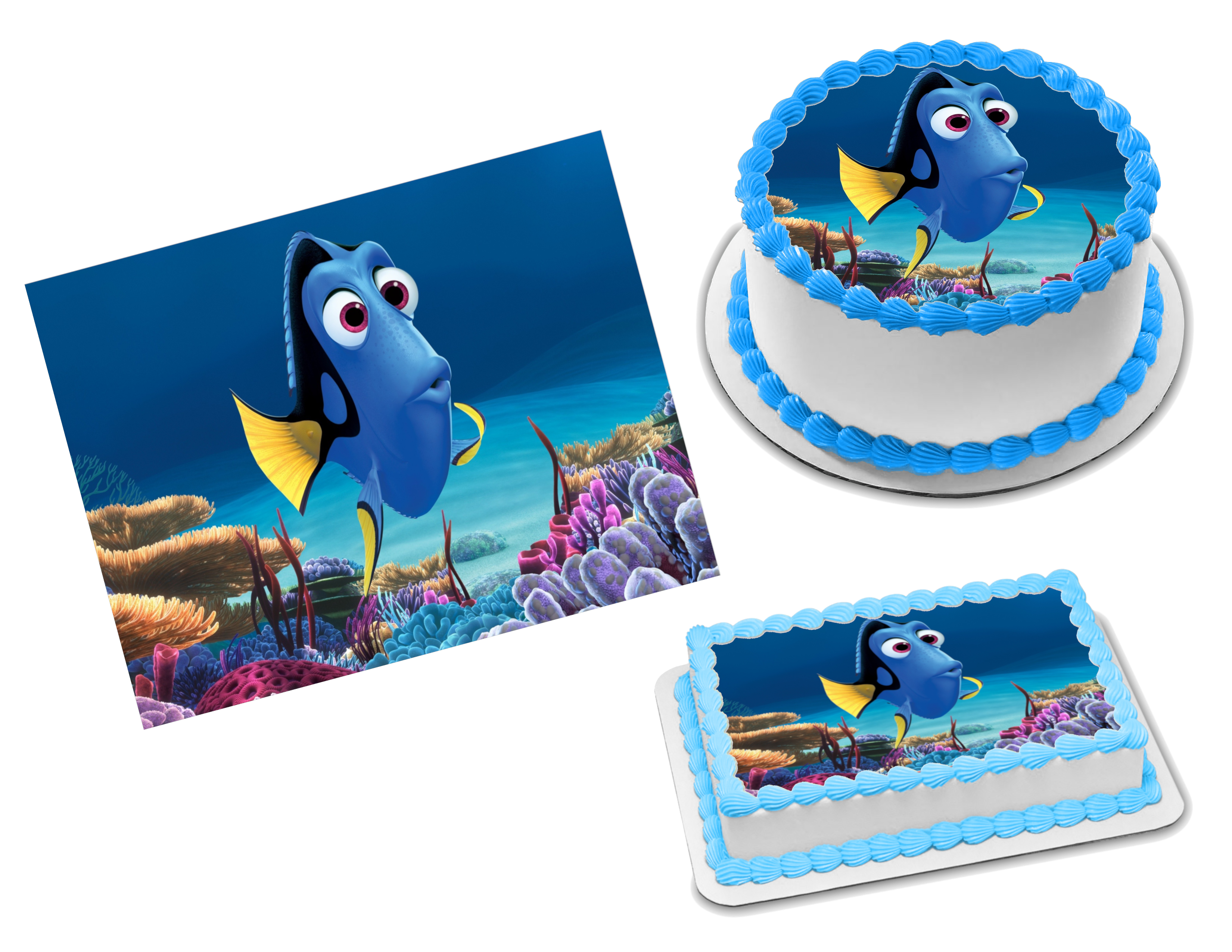 HAPPY CHOICES 30 x Edible Cupcake Toppers Themed of Finding Nemo India |  Ubuy