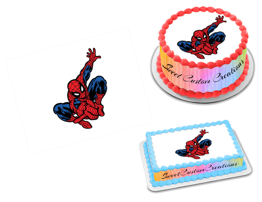 Spiderman Edible Image Frosting Sheet #25 (70+ sizes)