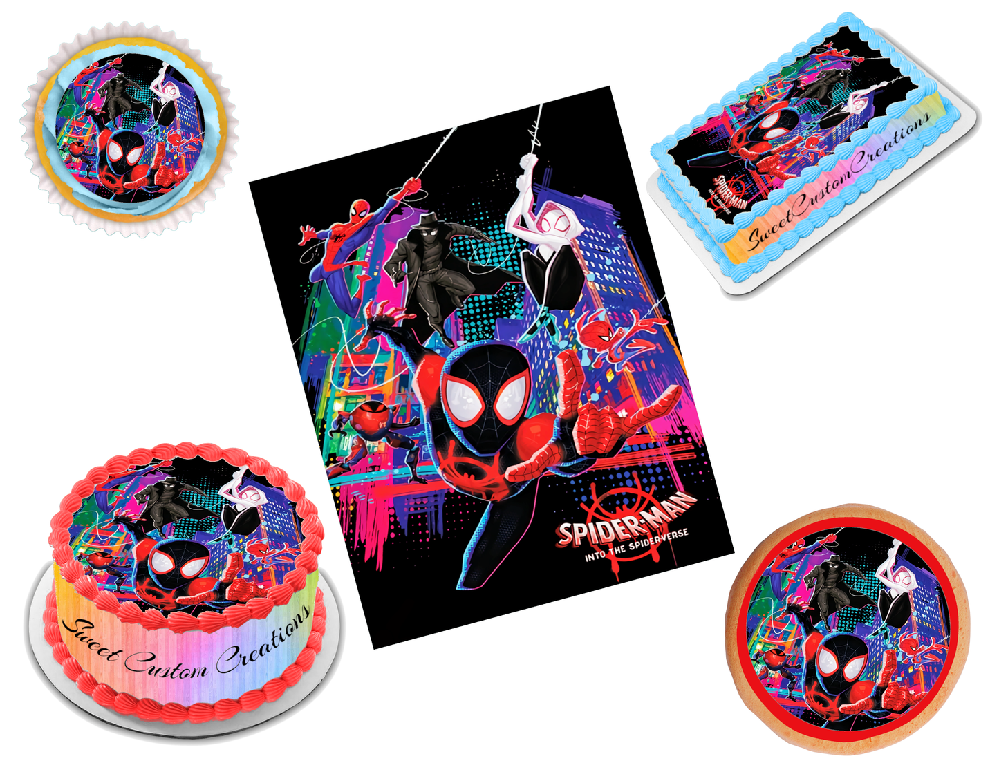 Miles Morales Edible Image Frosting Sheet #25 (70+ sizes)