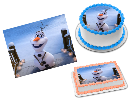 Frozen 2 Olaf Edible Image Frosting Sheet #26 Topper (70+ sizes)