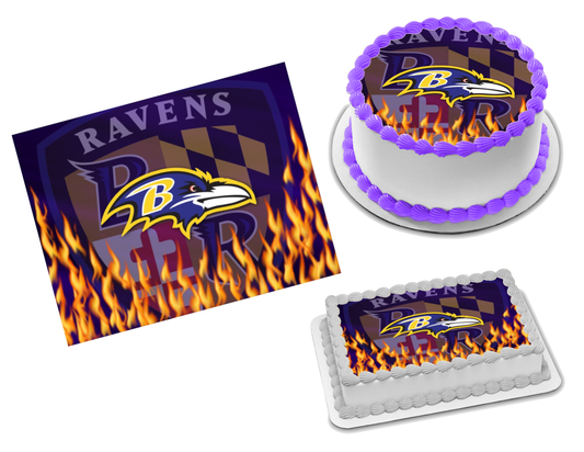 Baltimore Ravens Edible Image Frosting Sheet #26 Topper (70+ sizes)