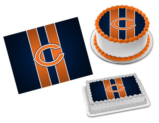 Chicago Bears Edible Image Frosting Sheet #26 Topper (70+ sizes)