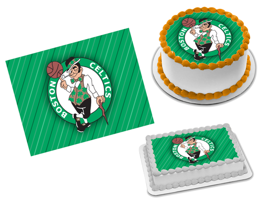 Boston Celtics Edible Image Frosting Sheet #26 Topper (70+ sizes)