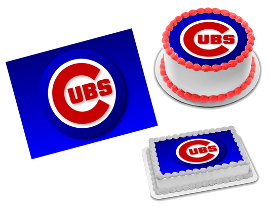 Chicago Cubs Edible Image Frosting Sheet #27 Topper (70+ sizes)