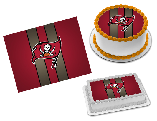 Tampa Bay Buccaneers Edible Image Frosting Sheet #27 (70+ sizes)