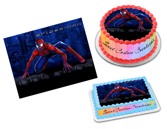 Spiderman Edible Image Frosting Sheet #27 (70+ sizes)