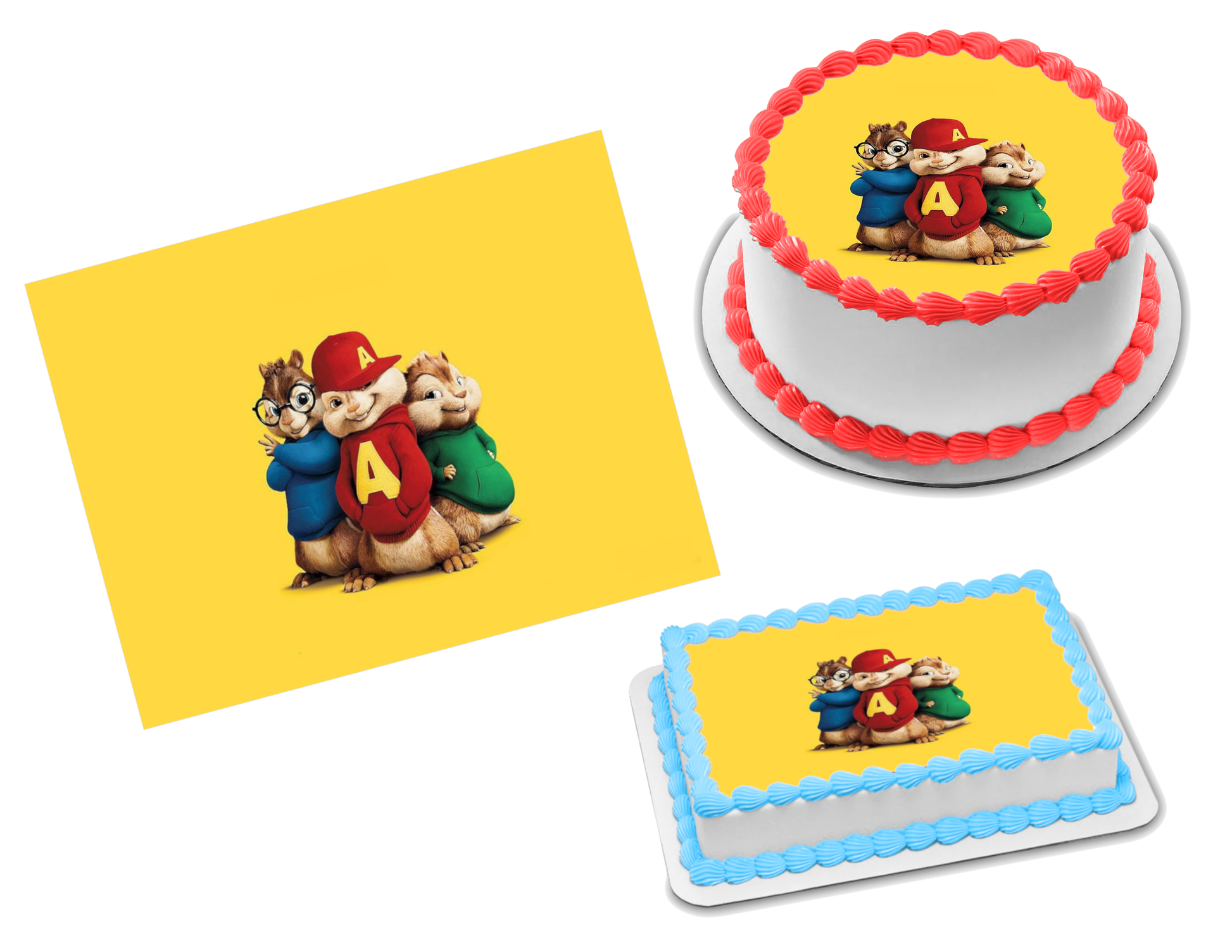 Alvin and the Chipmunks Edible Image Frosting Sheet #29 Topper (70+ sizes)