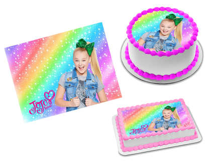 JoJo Siwa Edible Image Frosting Sheet #29 (70+ sizes)