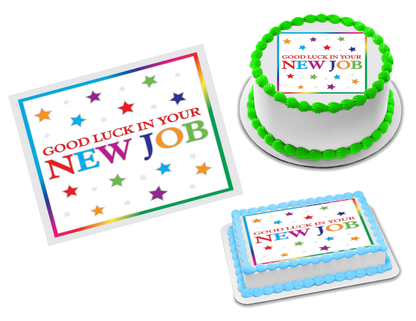 New Job Edible Image Frosting Sheet #3 (70+ sizes)