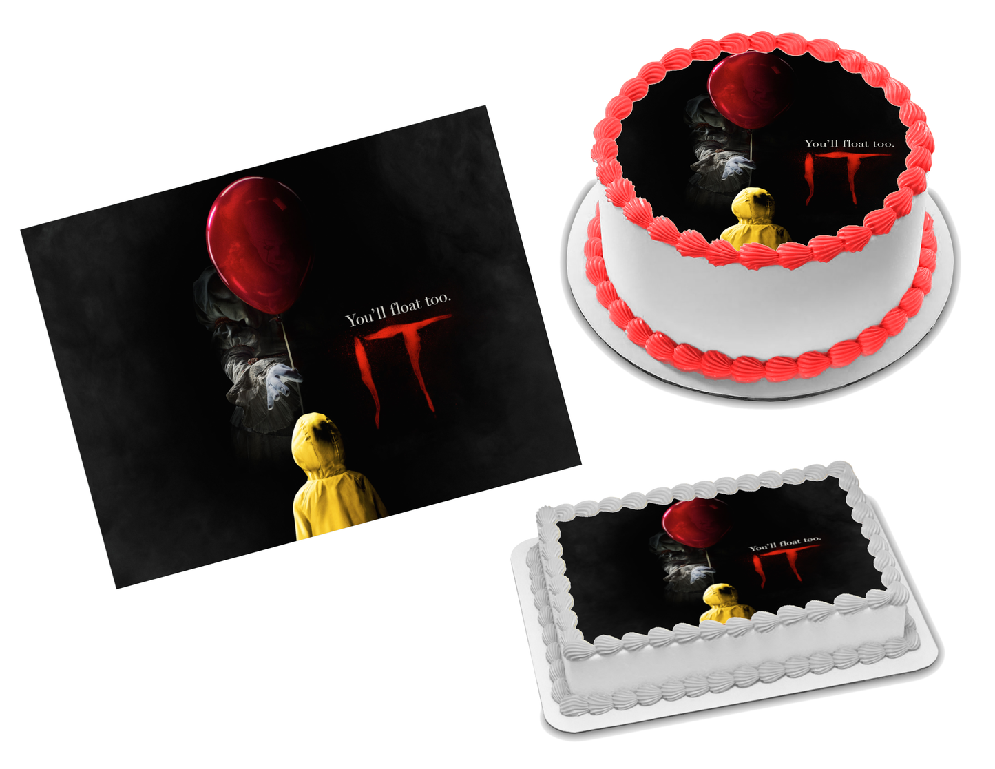 It Movie Pennywise Edible Image Frosting Sheet #3 (70+ sizes)