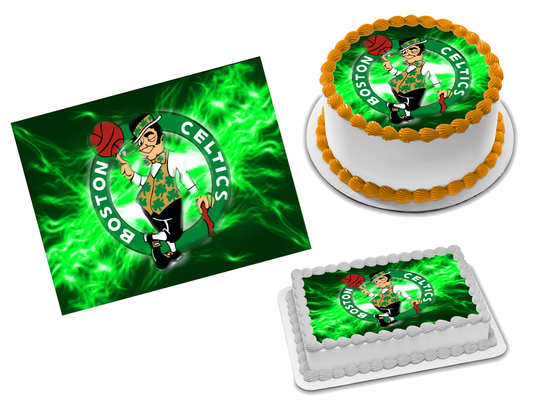 Boston Celtics Edible Image Frosting Sheet #3 Topper (70+ sizes)