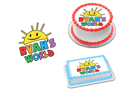 Ryan's World Edible Image Frosting Sheet #3 (70+ sizes)