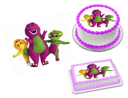 Barney Edible Image Frosting Sheet #3 Topper (70+ sizes)