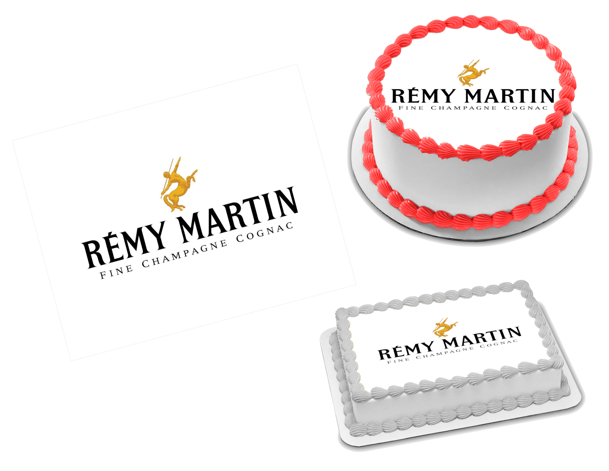 Remy Martin Cognac Edible Image Frosting Sheet #3 (70+ sizes)