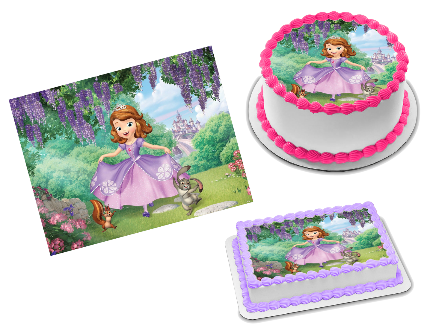 Sofia the First Edible Image Frosting Sheet #3 (70+ sizes)