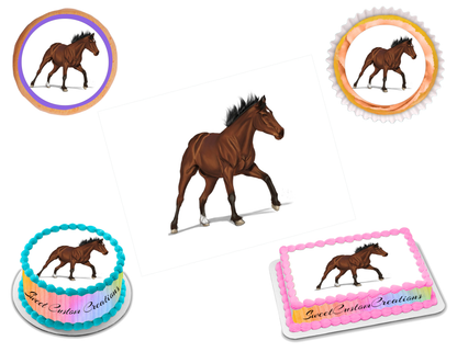 Horse Edible Image Frosting Sheet #3 (70+ sizes)