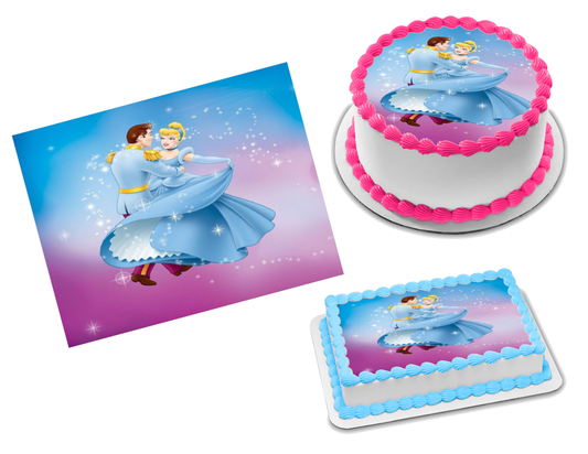 Princess Cinderella Edible Image Frosting Sheet #31 (70+ sizes)