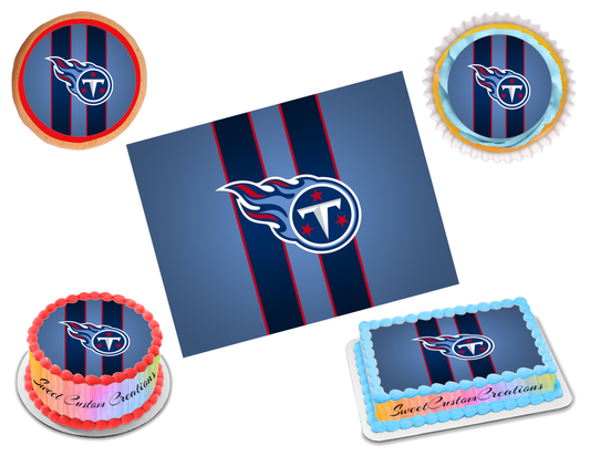 Tennessee Titans Edible Image Frosting Sheet #31 (70+ sizes)