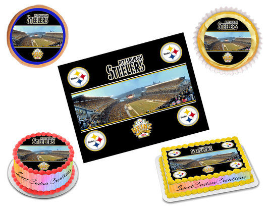 Pittsburgh Steelers Edible Image Frosting Sheet #31 (70+ sizes)