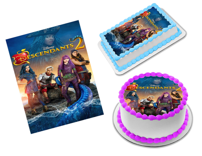 Descendants Edible Image Frosting Sheet #32 Topper (70+ sizes)