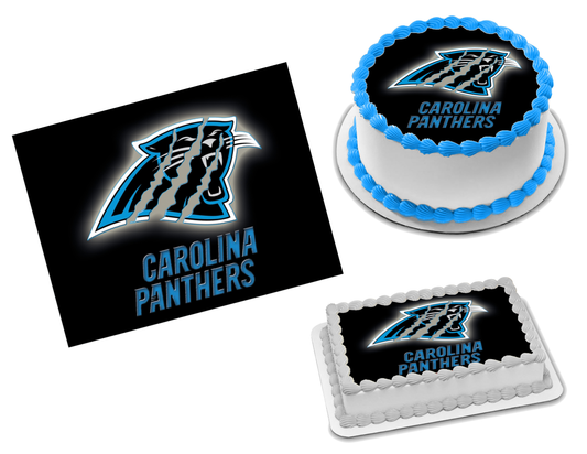 Carolina Panthers Edible Image Frosting Sheet #34 Topper (70+ sizes)