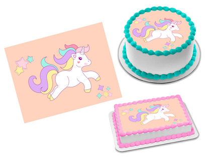 Unicorn Edible Image Frosting Sheet #34 (70+ sizes)