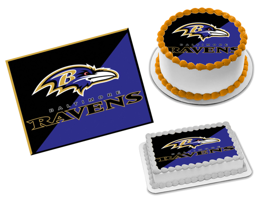 Baltimore Ravens Edible Image Frosting Sheet #34 Topper (70+ sizes)