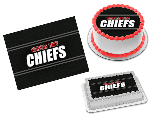 Kansas City Chiefs Edible Image Frosting Sheet #35 (70+ sizes)