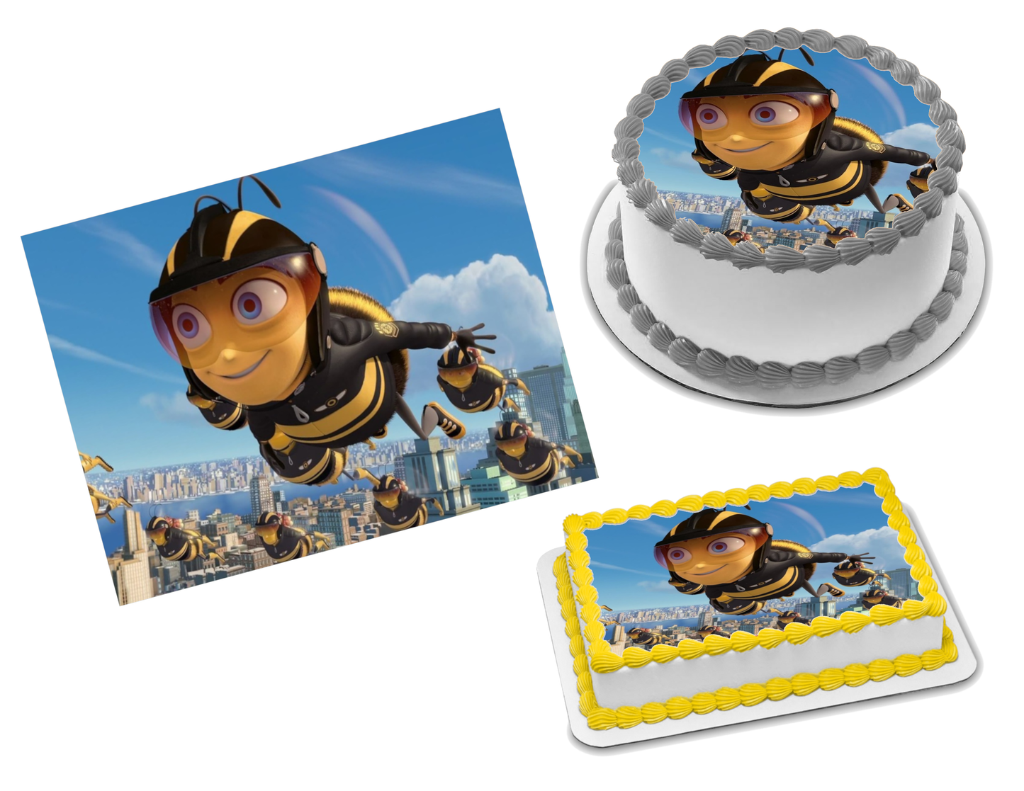 Bee Movie Edible Image Frosting Sheet #19 Topper (70+ sizes) – Sweet Custom  Creations