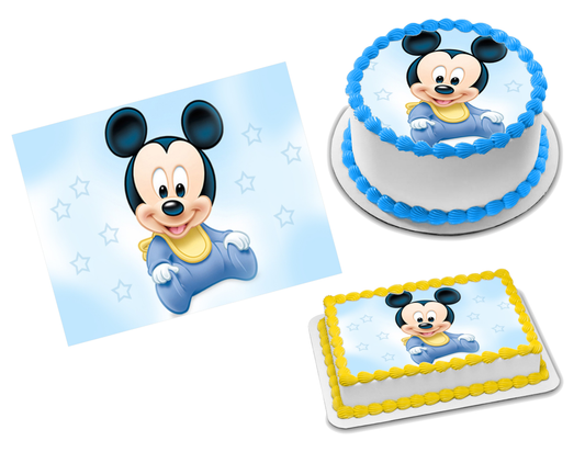 Disney Baby Mickey Edible Image Frosting Sheet #35 Topper (70+ sizes)