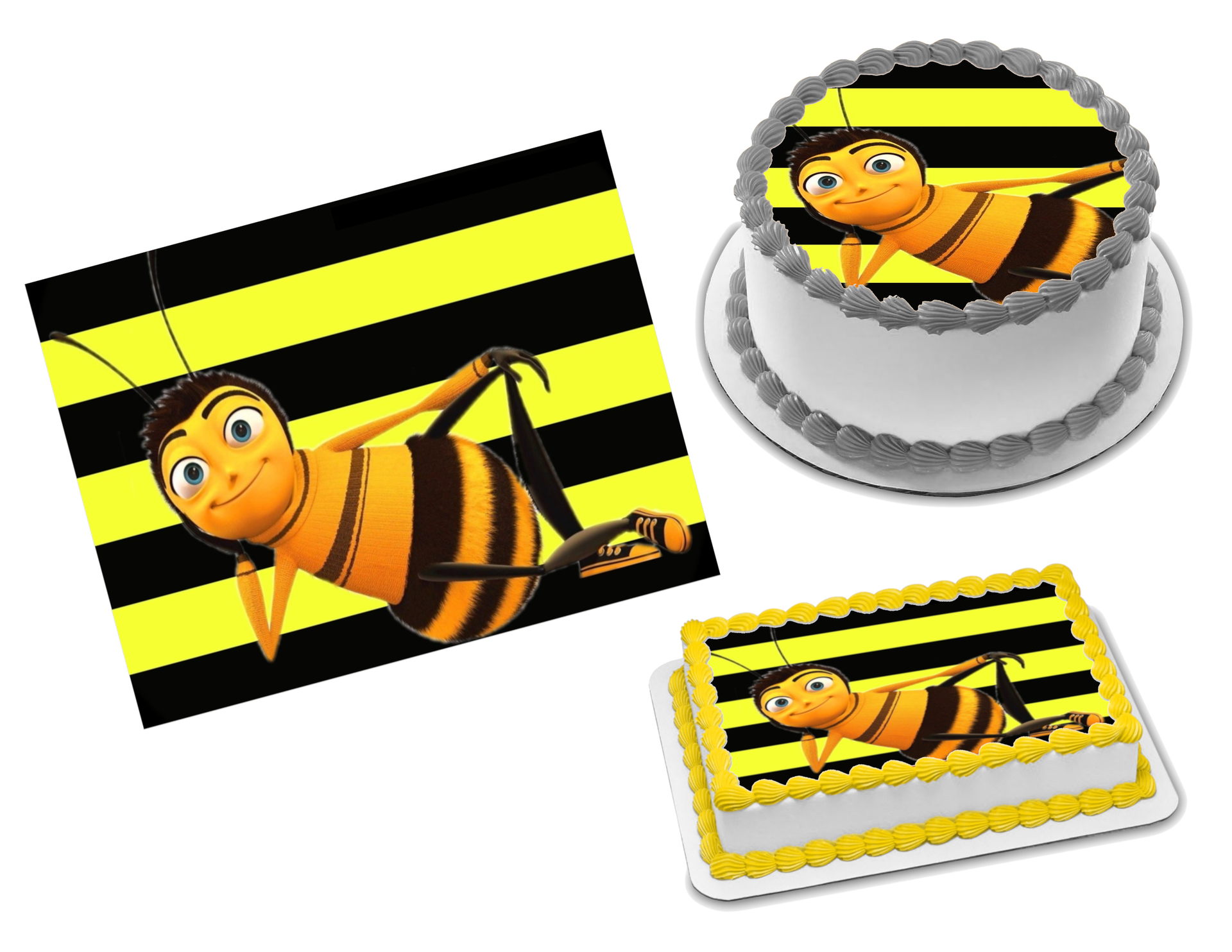 Bee Movie Edible Image Frosting Sheet #35 Topper (70+ sizes) – Sweet Custom  Creations