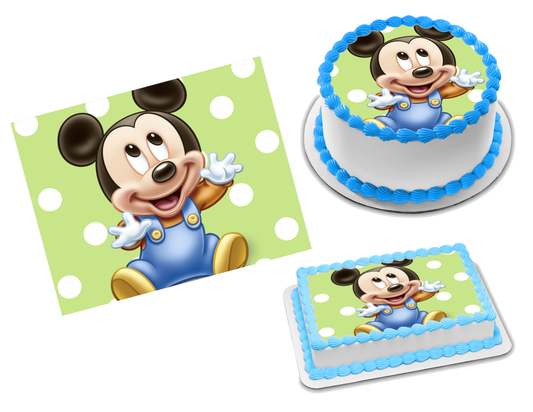 Disney Baby Mickey Edible Image Frosting Sheet #36 Topper (70+ sizes)