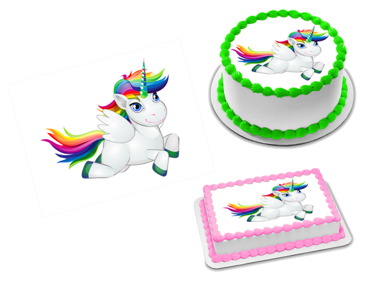 Unicorn Edible Image Frosting Sheet #38 (70+ sizes)