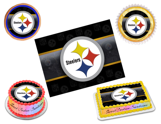 Pittsburgh Steelers Edible Image Frosting Sheet #38 (70+ sizes)