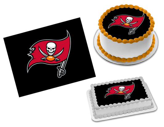 Tampa Bay Buccaneers Edible Image Frosting Sheet #39 (70+ sizes)