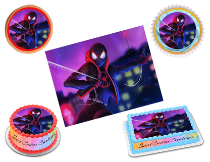 Miles Morales Edible Image Frosting Sheet #3 (70+ sizes)