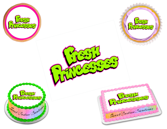 Fresh Princesses Edible Image Frosting Sheet #3 Topper (80+ sizes)