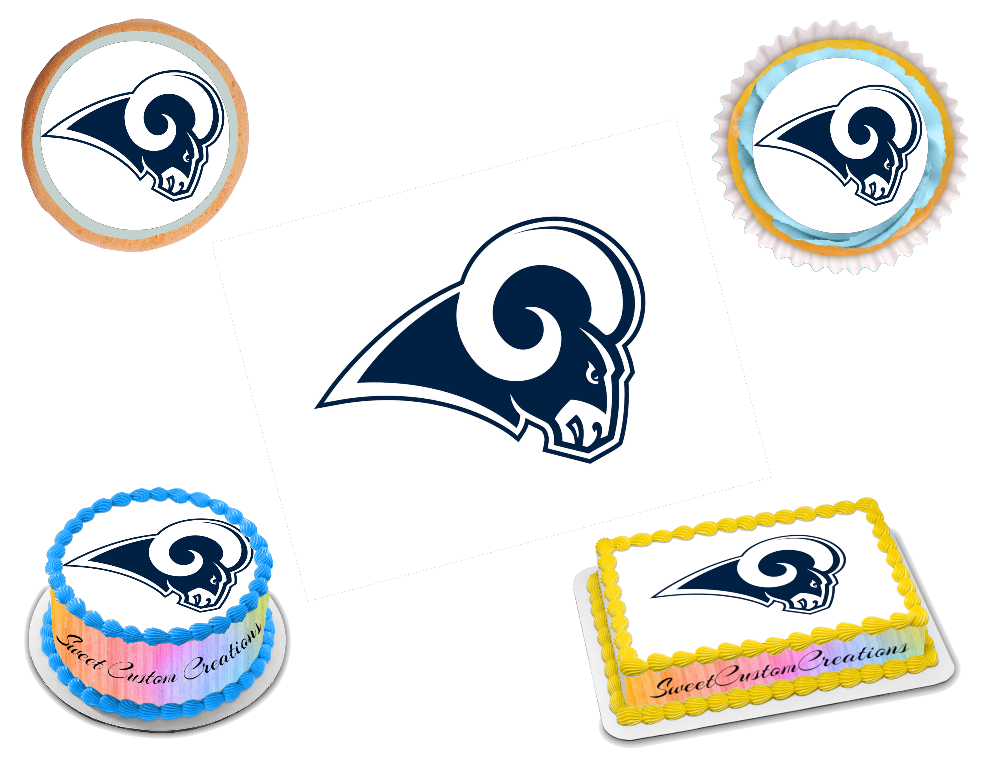 Seattle Seahawks Edible Cake Toppers – Cakecery