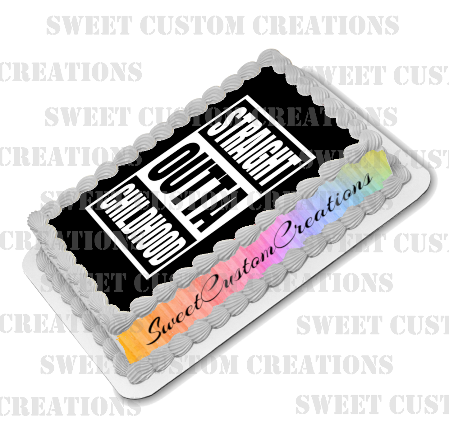 Straight Outta Childhood Edible Image Frosting Sheet #4 (70+ sizes)