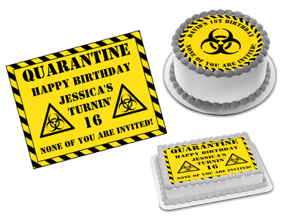 Quarantine Edible Image Frosting Sheet #4 (70+ sizes)