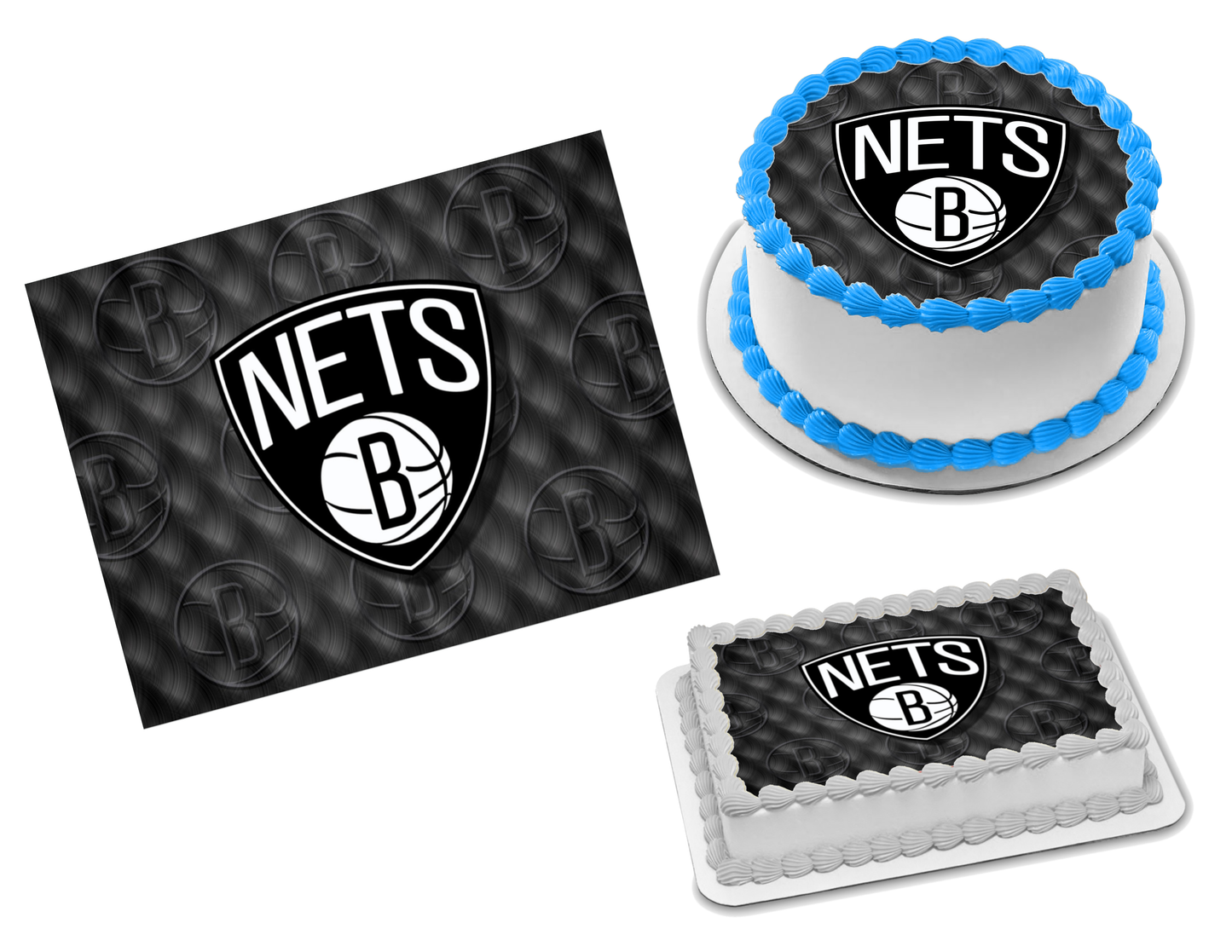 Brooklyn Nets Edible Image Frosting Sheet #4 Topper (70+ sizes)