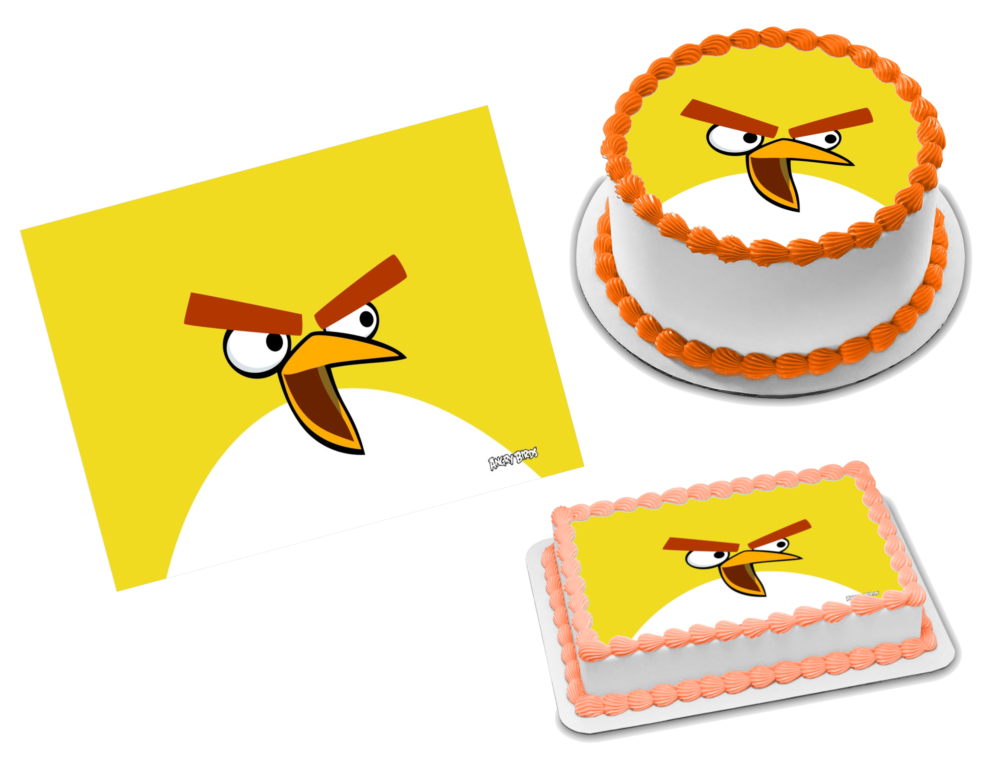 Angry Birds Angry Photo Cake | Freedom Bakery