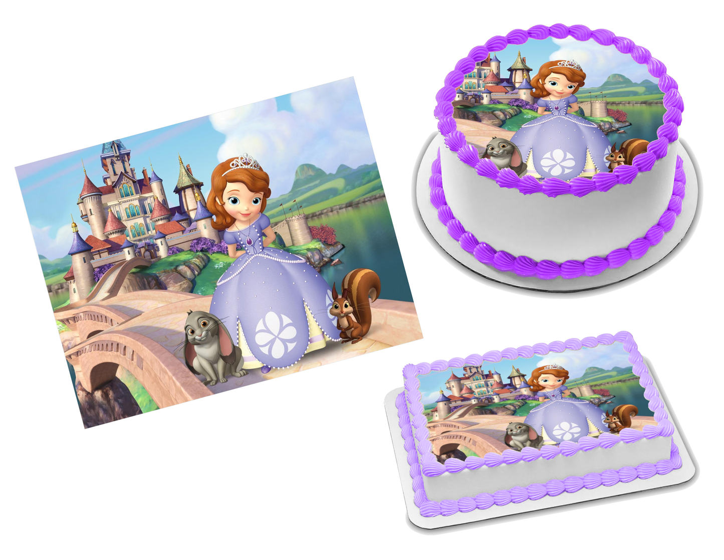 Sofia the First Edible Image Frosting Sheet #4 (70+ sizes)