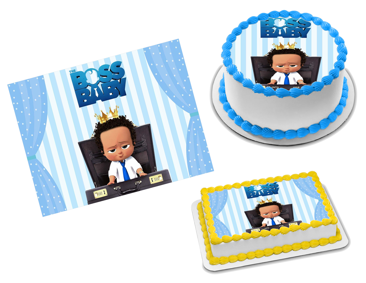 Boss Baby Edible Image Frosting Sheet #4 Topper (70+ sizes)