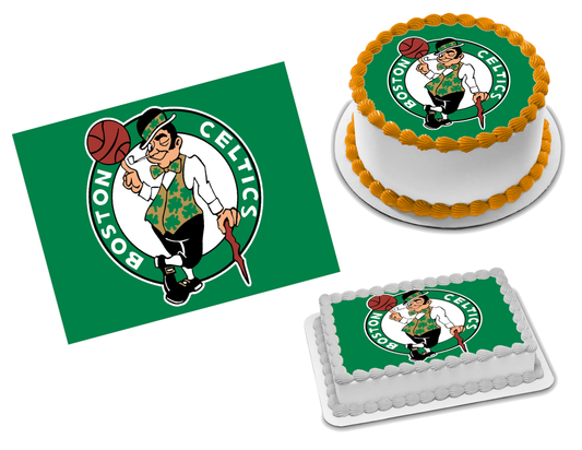 Boston Celtics Edible Image Frosting Sheet #4 Topper (70+ sizes)