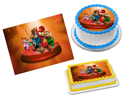 Alvin and the Chipmunks Edible Image Frosting Sheet #40 Topper (70+ sizes)