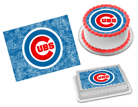 Chicago Cubs Edible Image Frosting Sheet #40 Topper (70+ sizes)