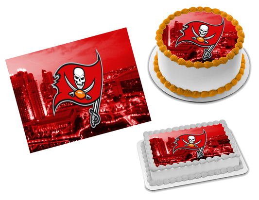 Tampa Bay Buccaneers Edible Image Frosting Sheet #40 (70+ sizes)